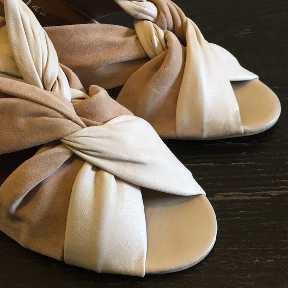 Jeffrey Campbell Stacked Heel Sandals - sz 8.5 - Picture 7 of 14